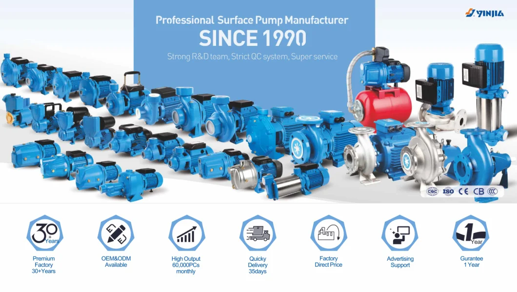 Yinjia New Design 0.37HP Automatic Self-Priming Pressure Peripheral Water Pump for Booster